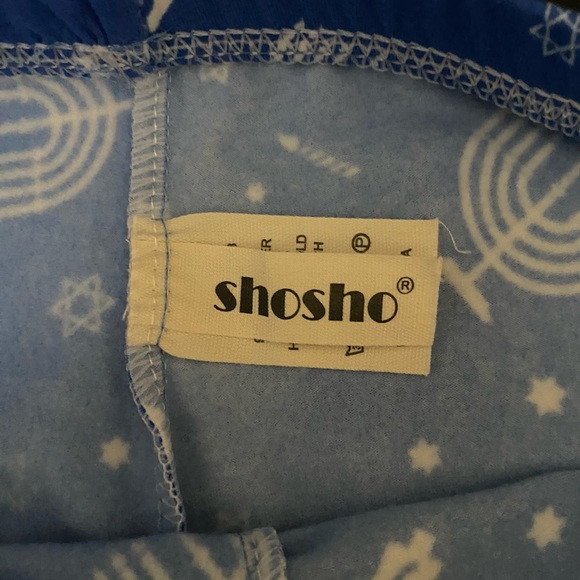 GIRLS SHOSHO Hanukkah PRINT LEGGINGS SIZE 7/8 NWOT gift - Picture 3 of 4